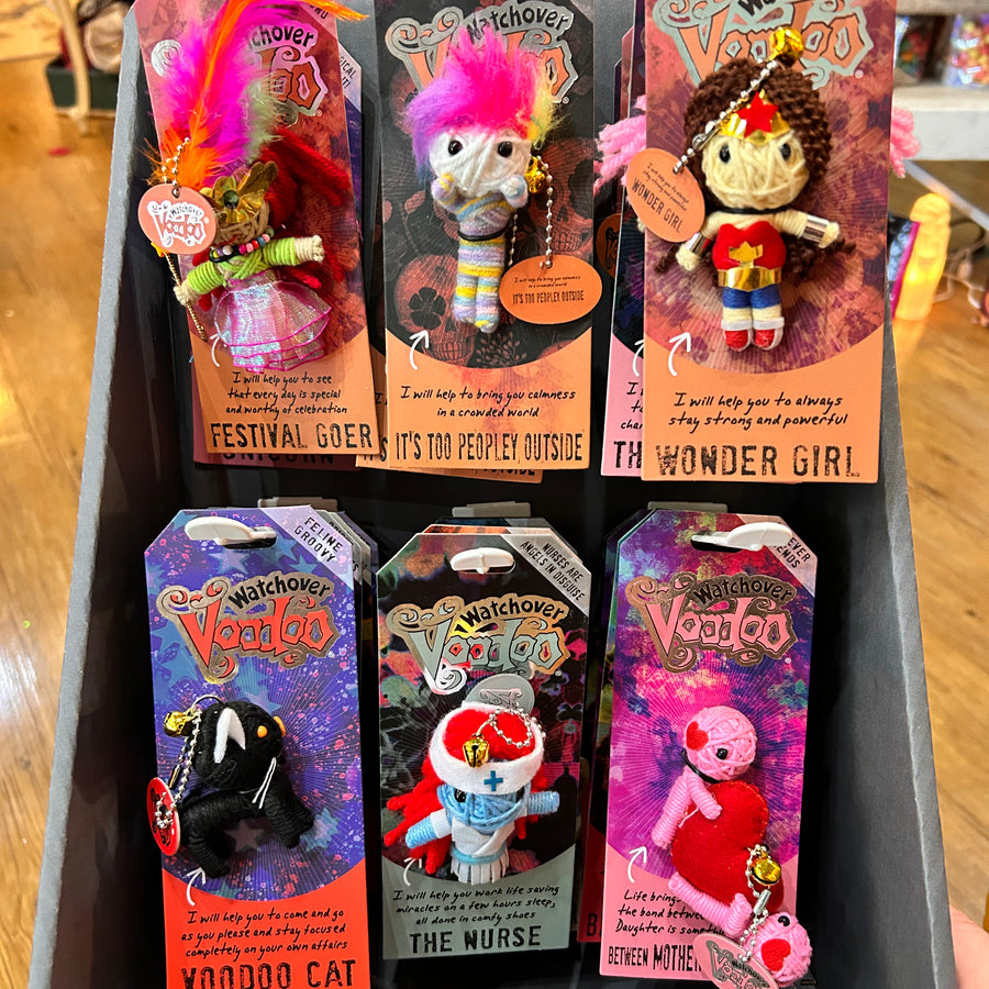 Voodoo doll keychains