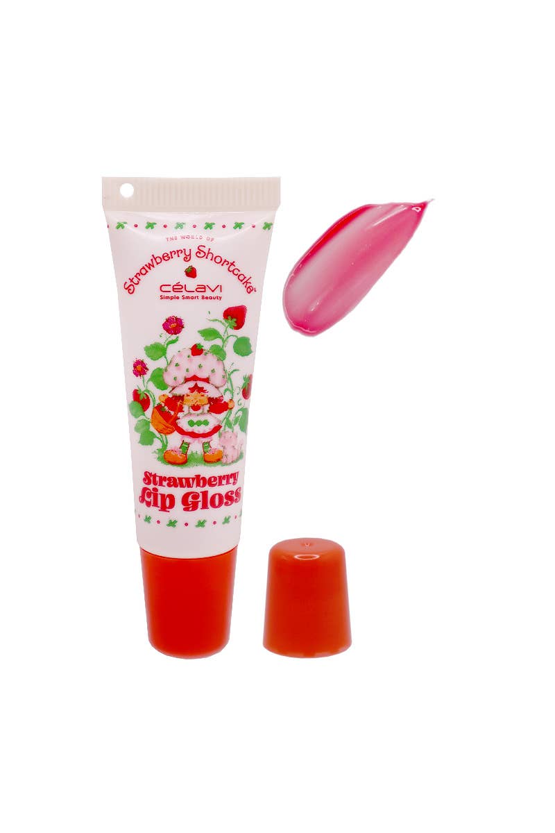 Celavi SS60095 Strawberry Gloss Balm Duo w/ Charms - 6pcs