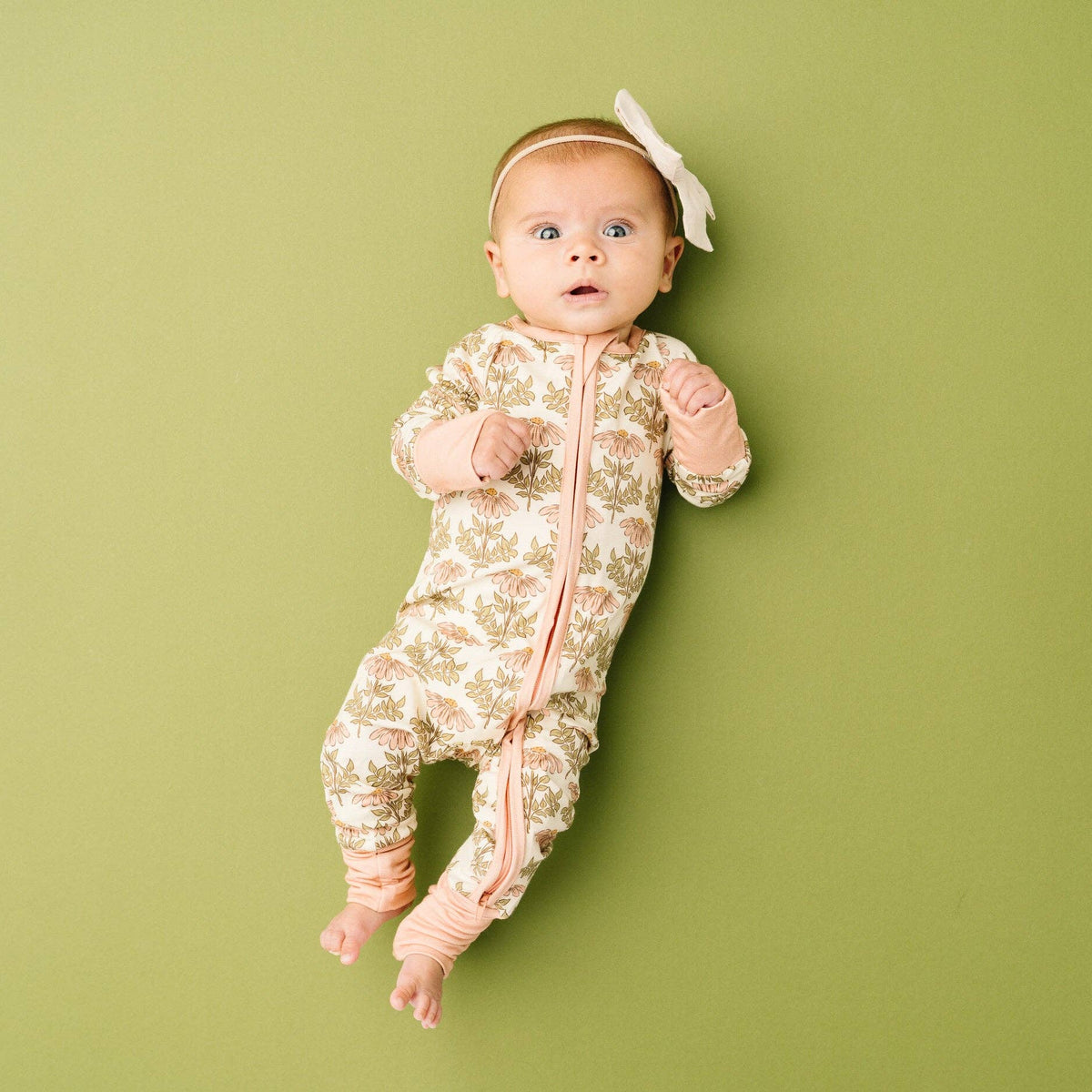 Timeless Petals Bamboo Sleeper: 12-18M