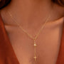 18K Gold Plated Waterproof Stainless Steel Chain Star Necklace