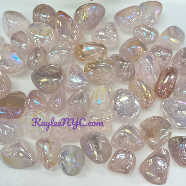 Angel Aura Rose Quartz Tumble Healing