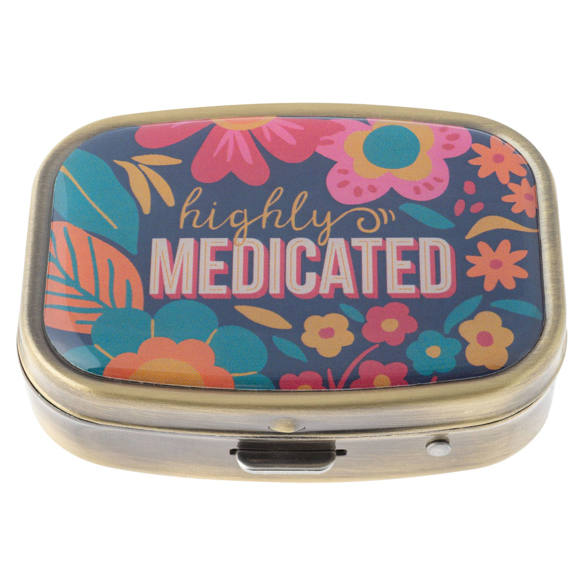 Small Metal Pill Case: Highly Medicated