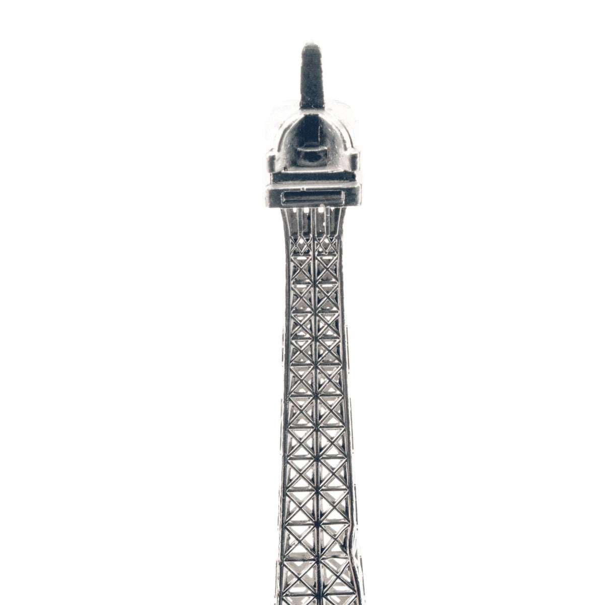 Metal Eiffel Tower Sculpture 10" Tall Silver: Silver - Candle Queen Candles