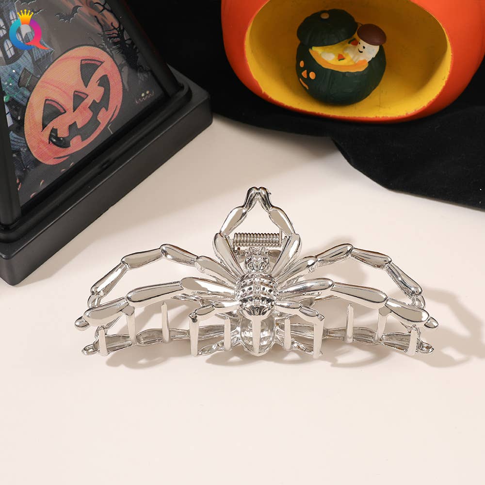 Halloween Hair Clip Metal Spider Hair Clip claw