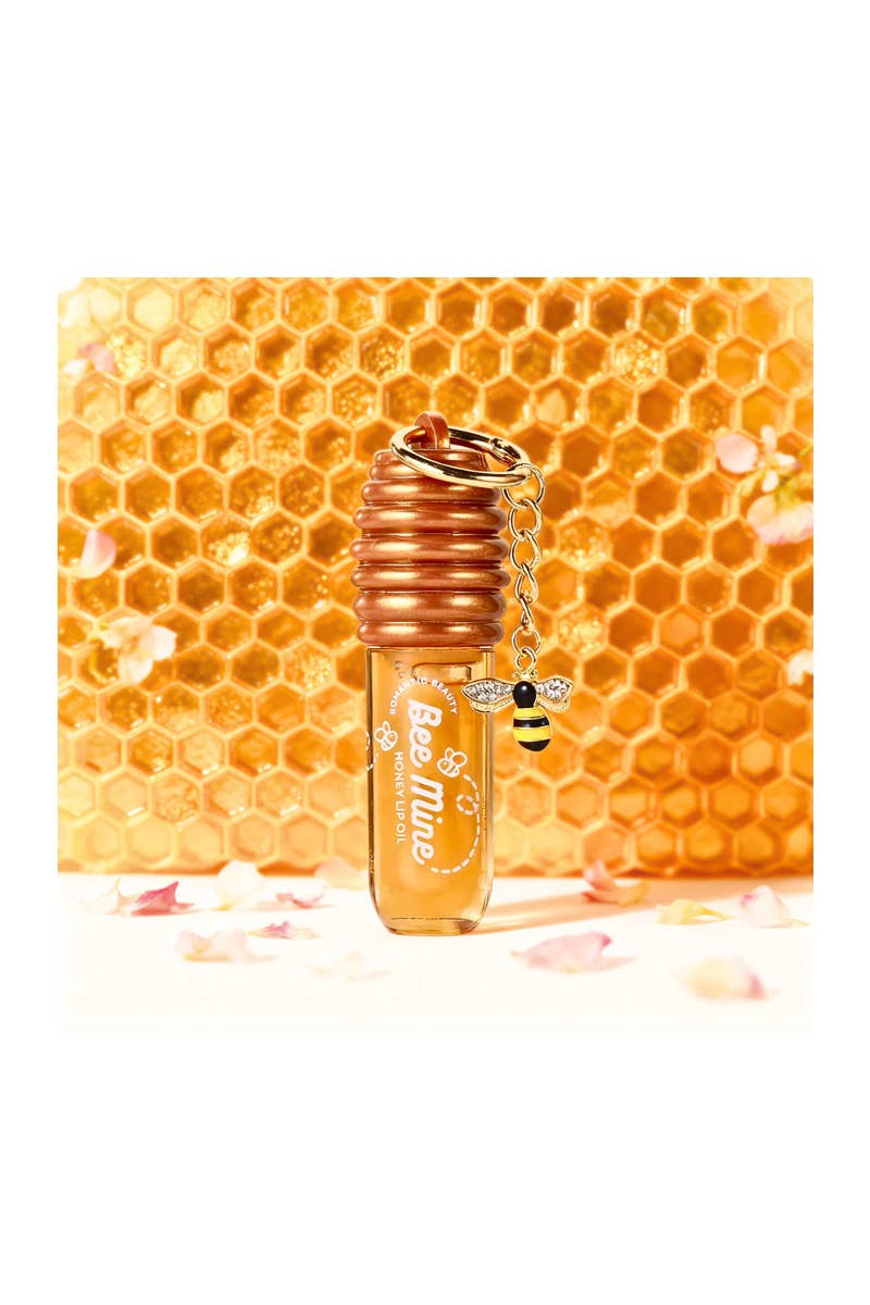 Romantic Beauty LO-8468 Bee Mine Honey Lip Oil &Keychain -12