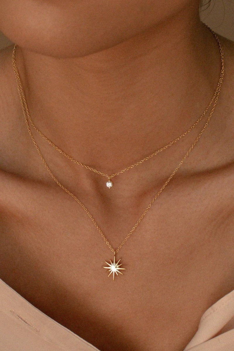 18K Gold Plated Waterproof Stainless Steel Chain Necklace