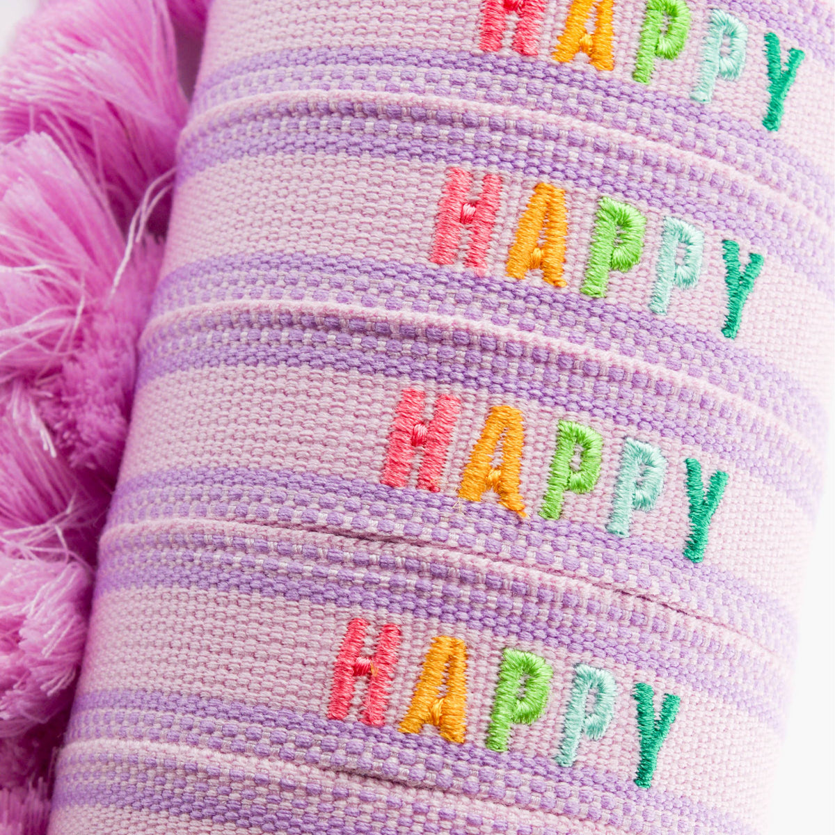 Colorful Embroidered Bracelets: Blush | Be Kind