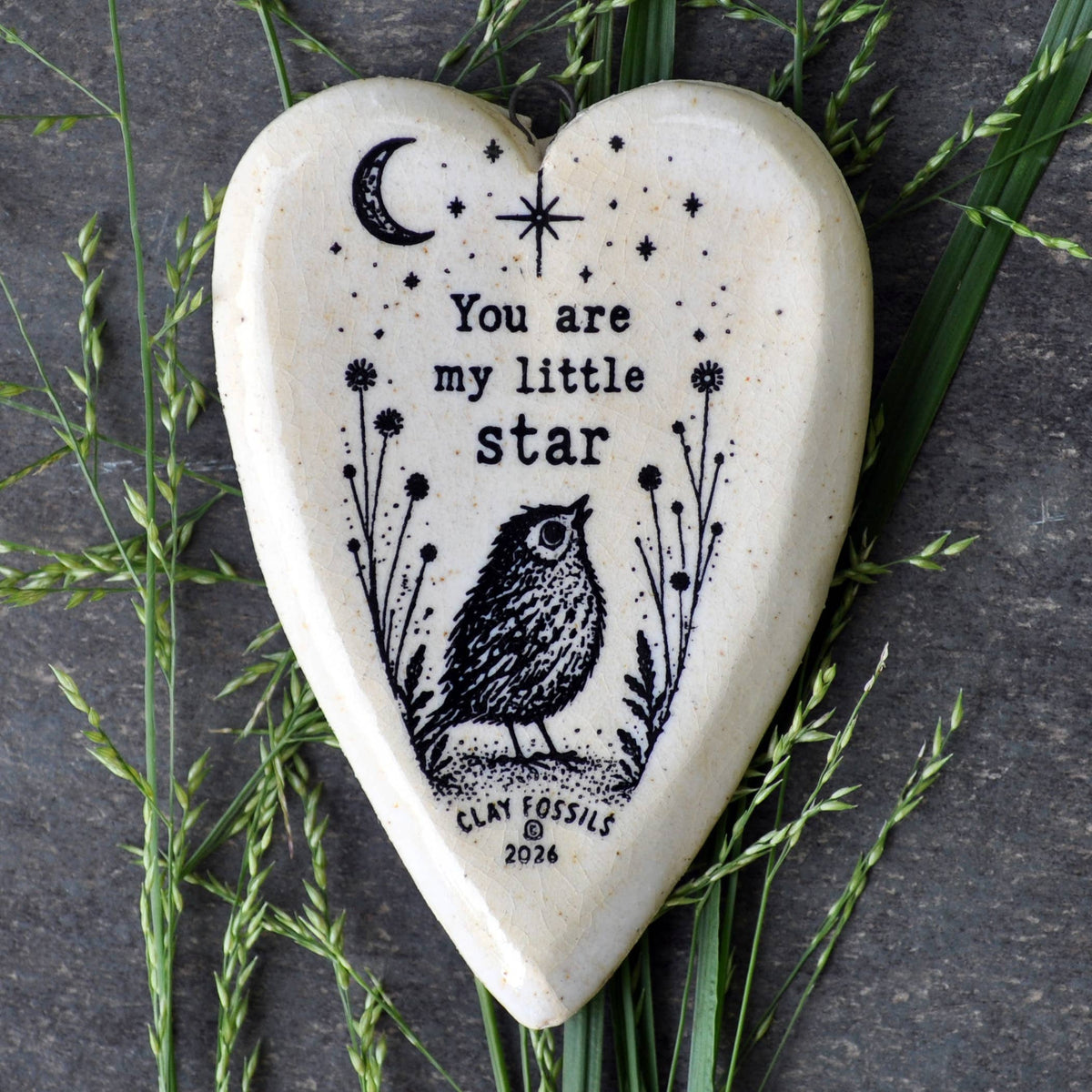 Little Star, Heart Ornament