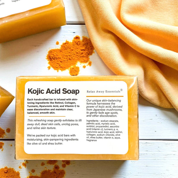 Kojic Acid Bar Soap | Turmeric Brightening Soap