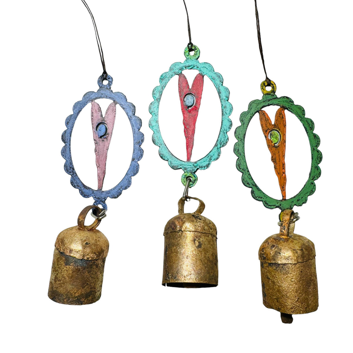 Heart wind chime Ornament cute gift garden