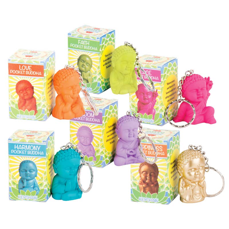 Pocket Buddha Keychain