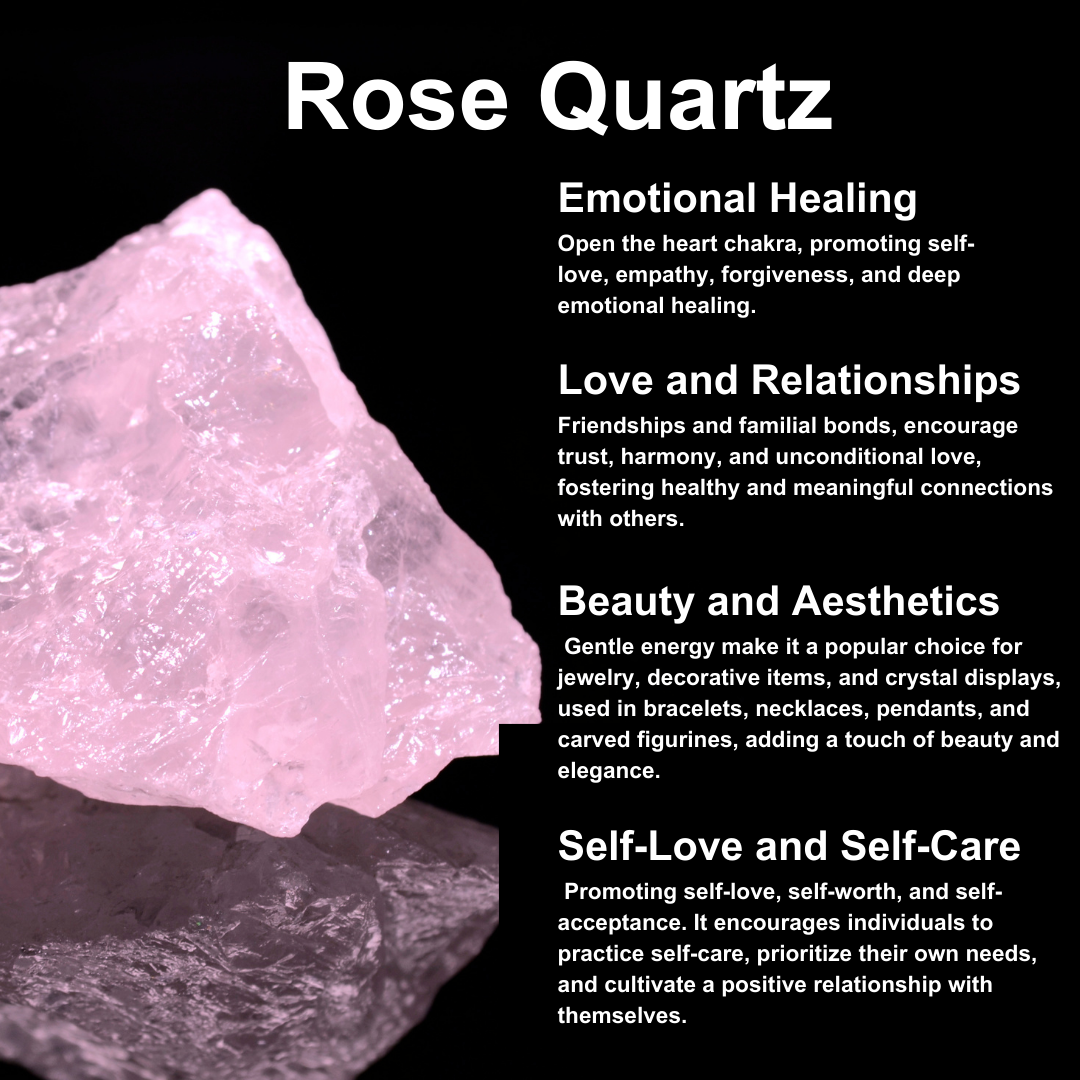 Healing Stone | Rose Quartz | Spiritual Gift | Chip Bracelet - Candle Queen Candles
