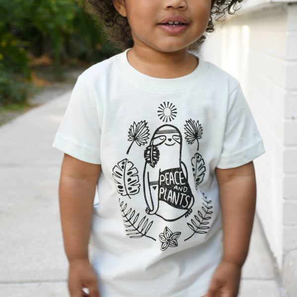 Free Spirit Sloth Kids Tee Shirt: 2T