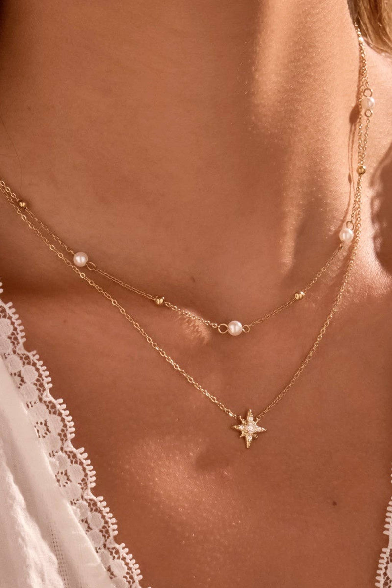 18K Gold Plated Waterproof Stainless Steel Chain Necklace