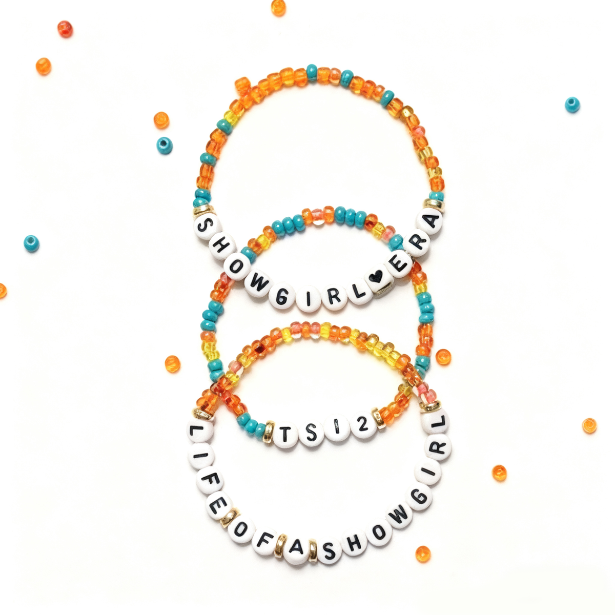 Life of a Showgirl Beaded Bracelet 3-Piece Set : Individual
