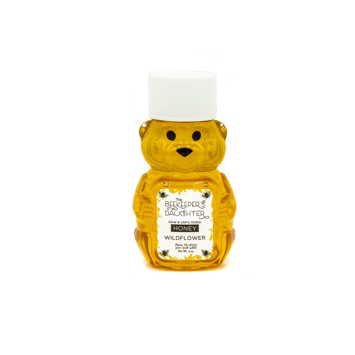 Mini Honey Bear - Raw Wildflower Honey