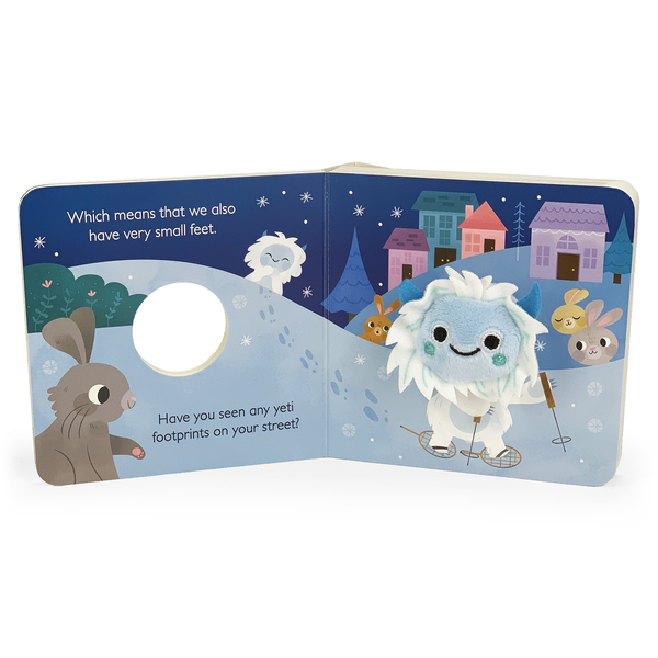 Itty Bitty Yeti Novelty Winter-Themed Finger Puppet Book
