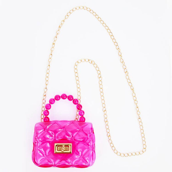 Clear Jelly Purse: Orange