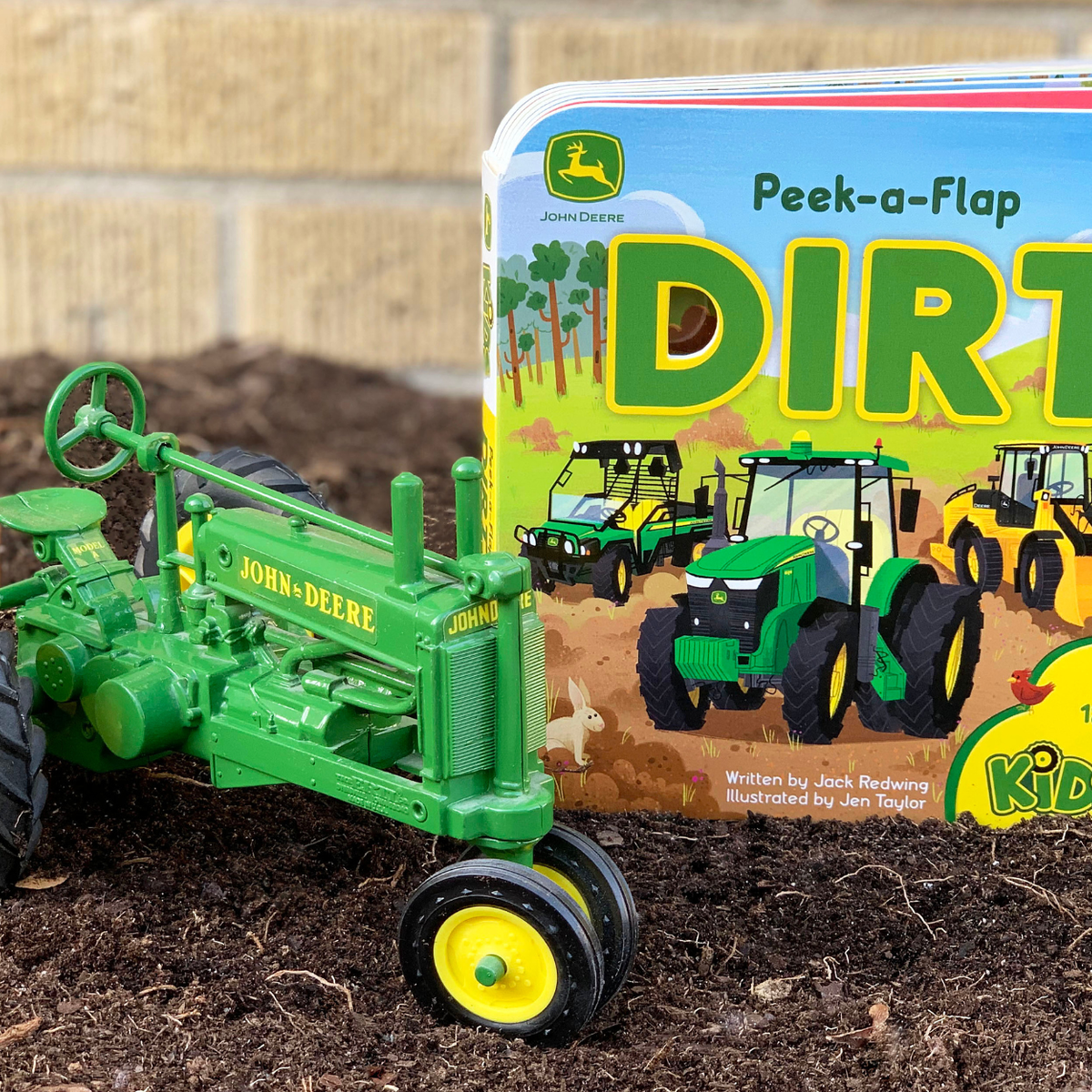 John Deere Kids Dirt Lift a Flap Board Book