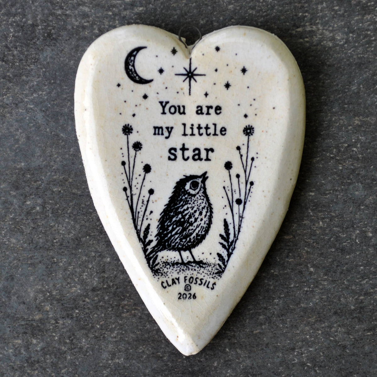 Little Star, Heart Ornament