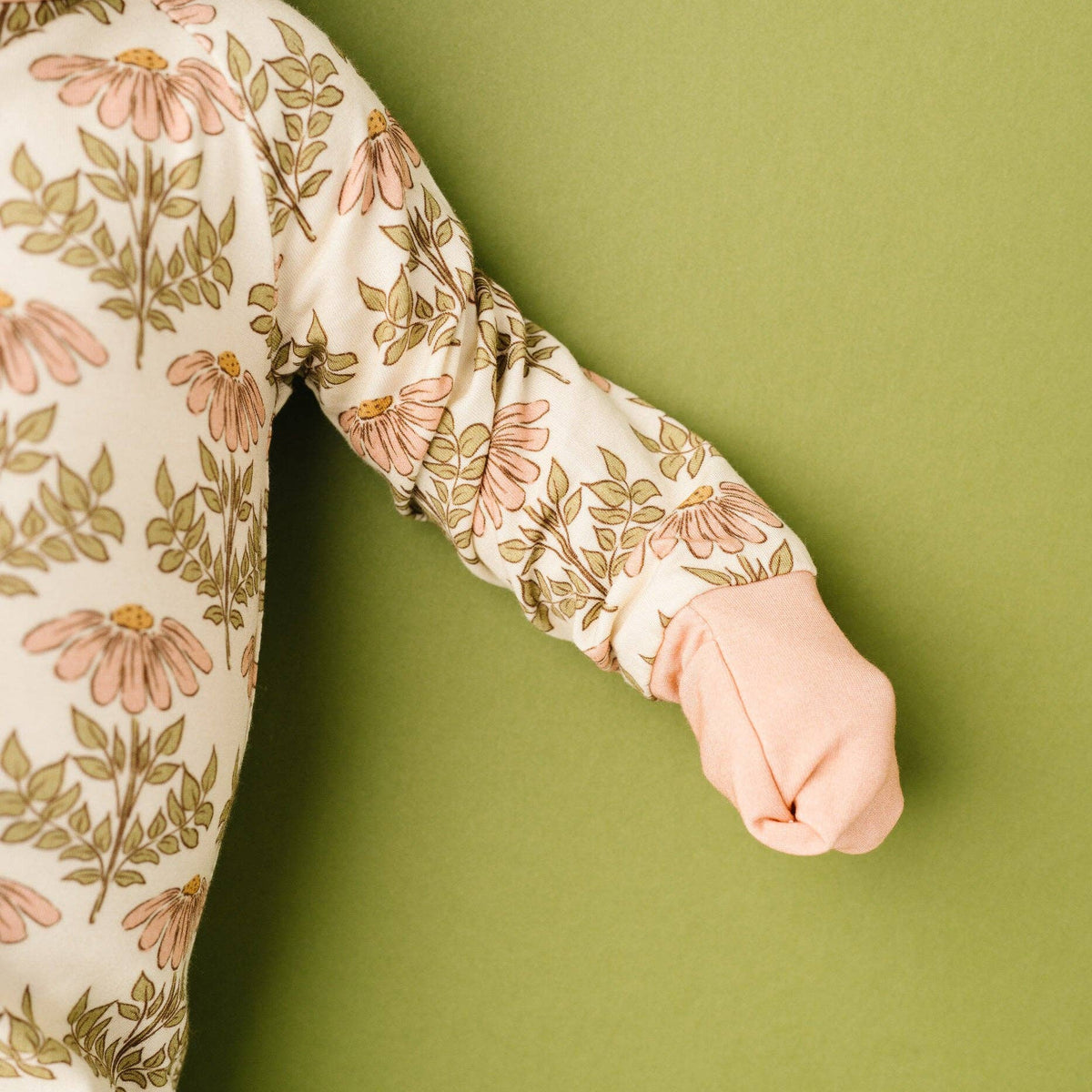 Timeless Petals Bamboo Sleeper: 3-6M