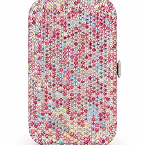 Rhinestone Manicure & Nail Travel Set: Pink Mix