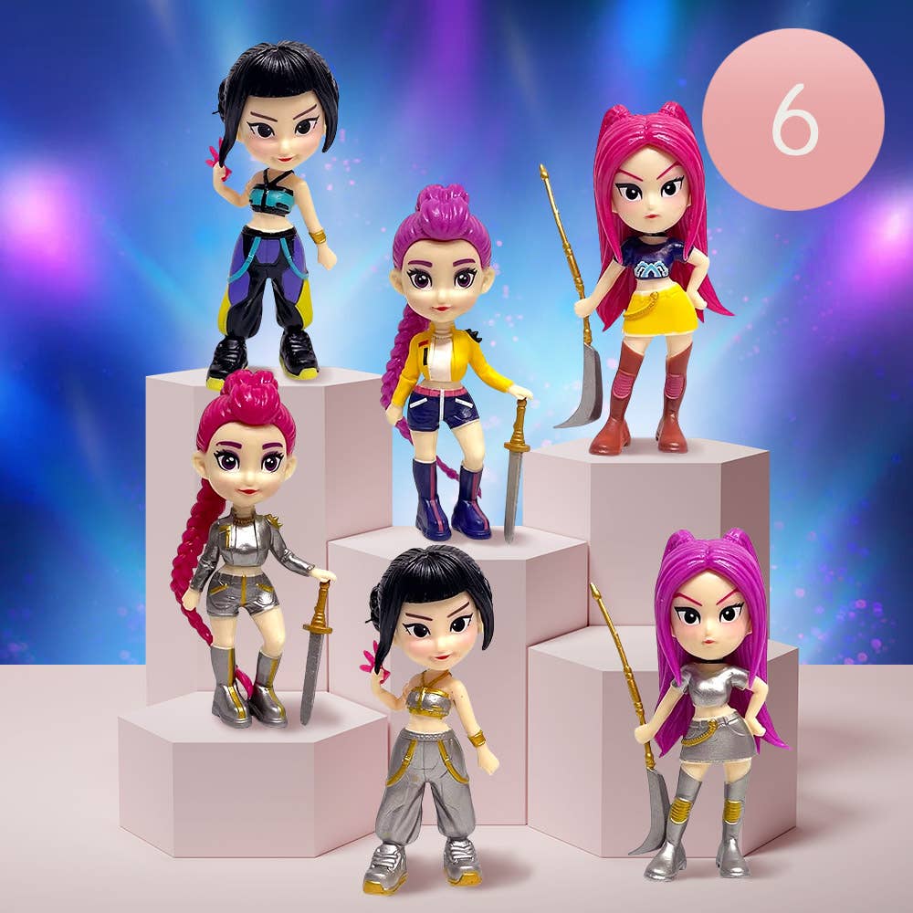 Kpop Demon Hunters Huntrix Figure Keychain Blind Box Trading Card - Candle Queen Candles