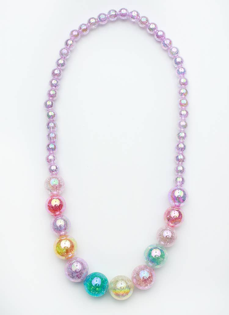 Watercolor Necklace: White