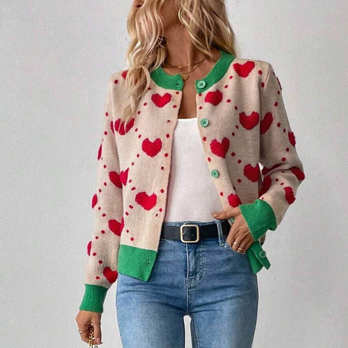Heart Crochet Cardigan