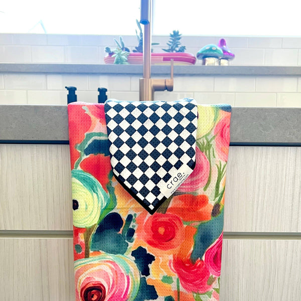 Fonnie/Pia: Double Sided-Hand Towel Washcloth Set