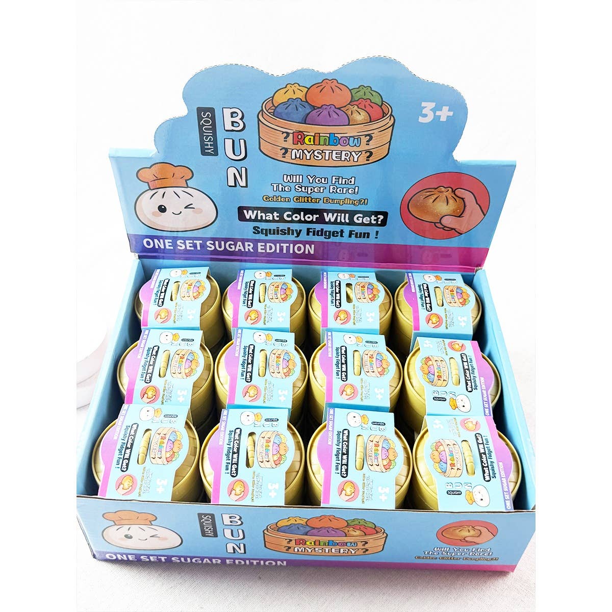 Color Changing Mini Dumpling Squishy Toy: MIX COLOR / ONE(24)