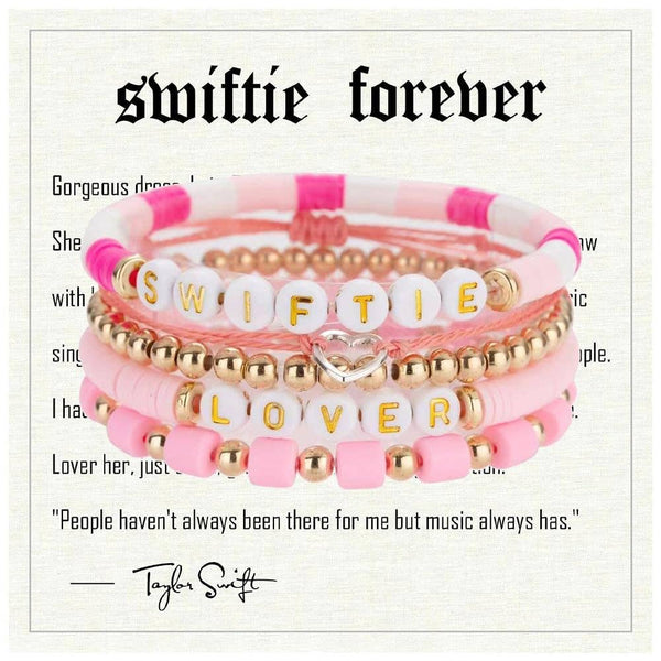 Taylor Swift Bracelet Set Colorful Beads Friendship Bracelet: 6