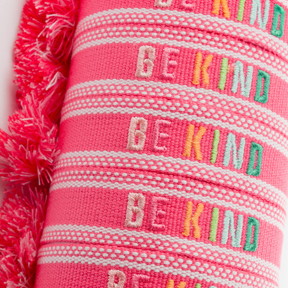 Colorful Embroidered Bracelets: Blush | Be Kind