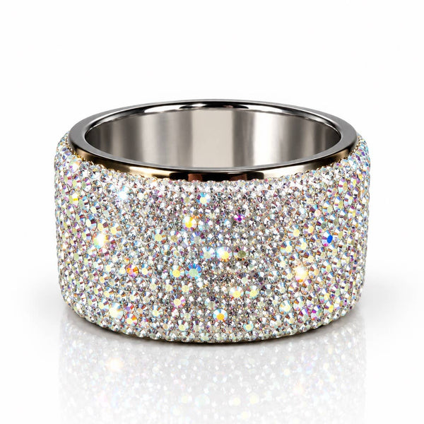 Rhinestone Candle Holder: Clear