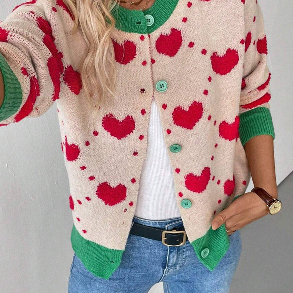 Heart Crochet Cardigan