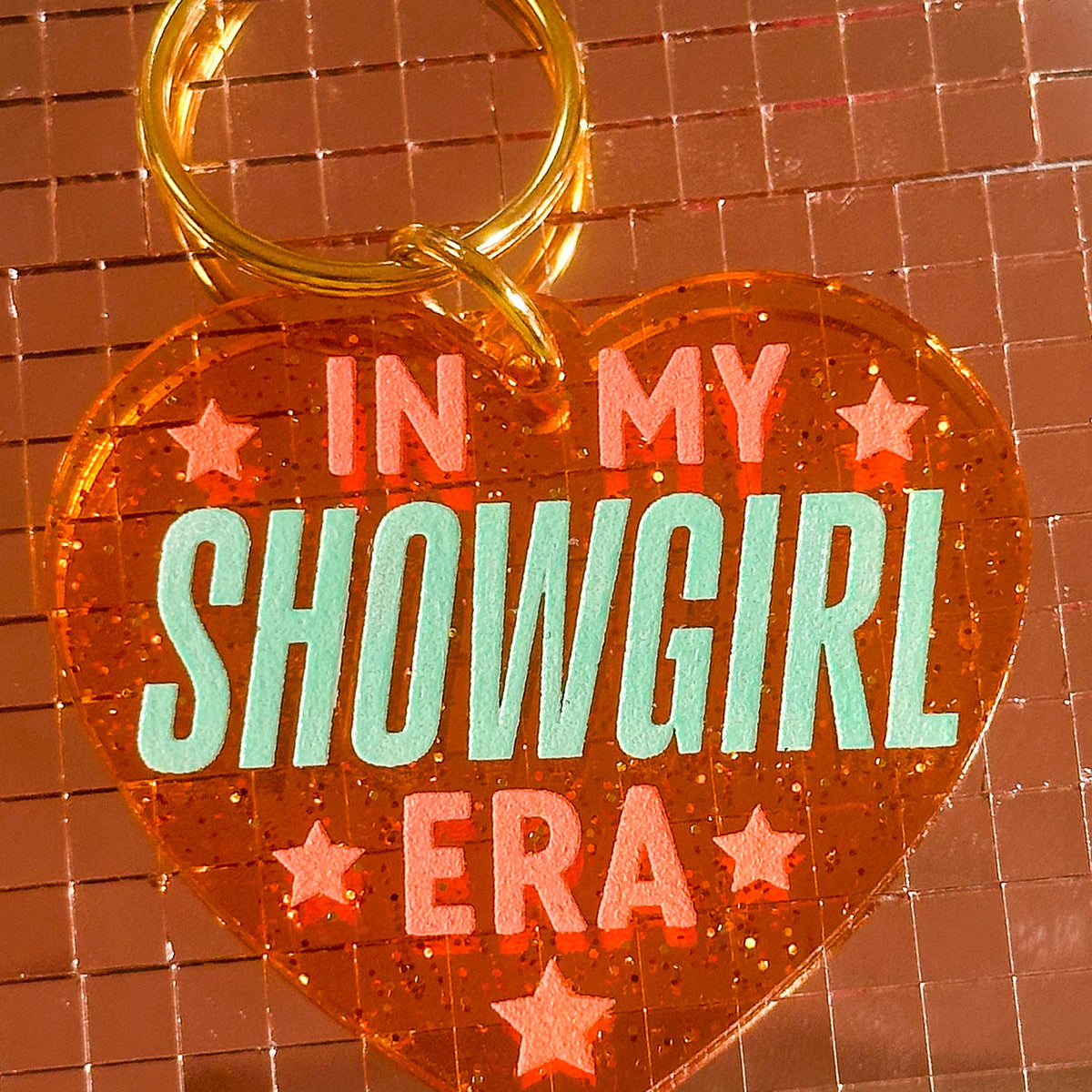 In My Showgirl Era - Taylor Swift - Laser Engraved Keychain - Candle Queen Candles