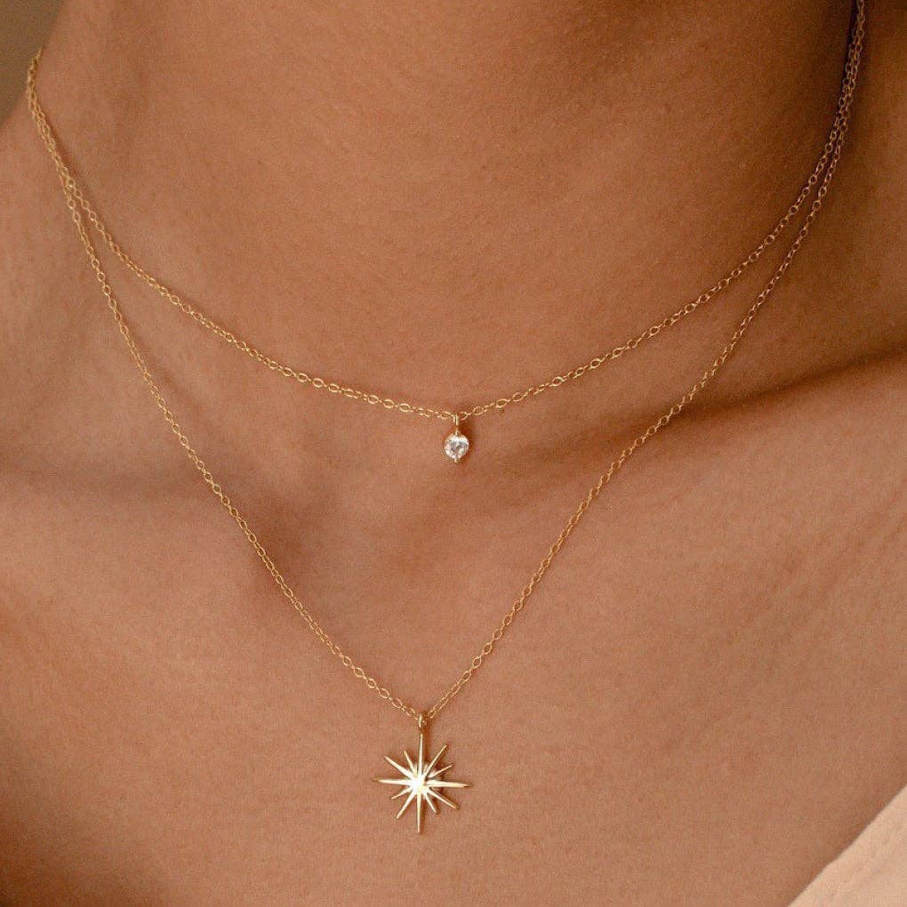 18K Gold Plated Waterproof Stainless Steel Chain Necklace