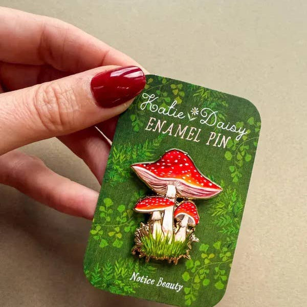 Amanita Mushroom Enamel Pin