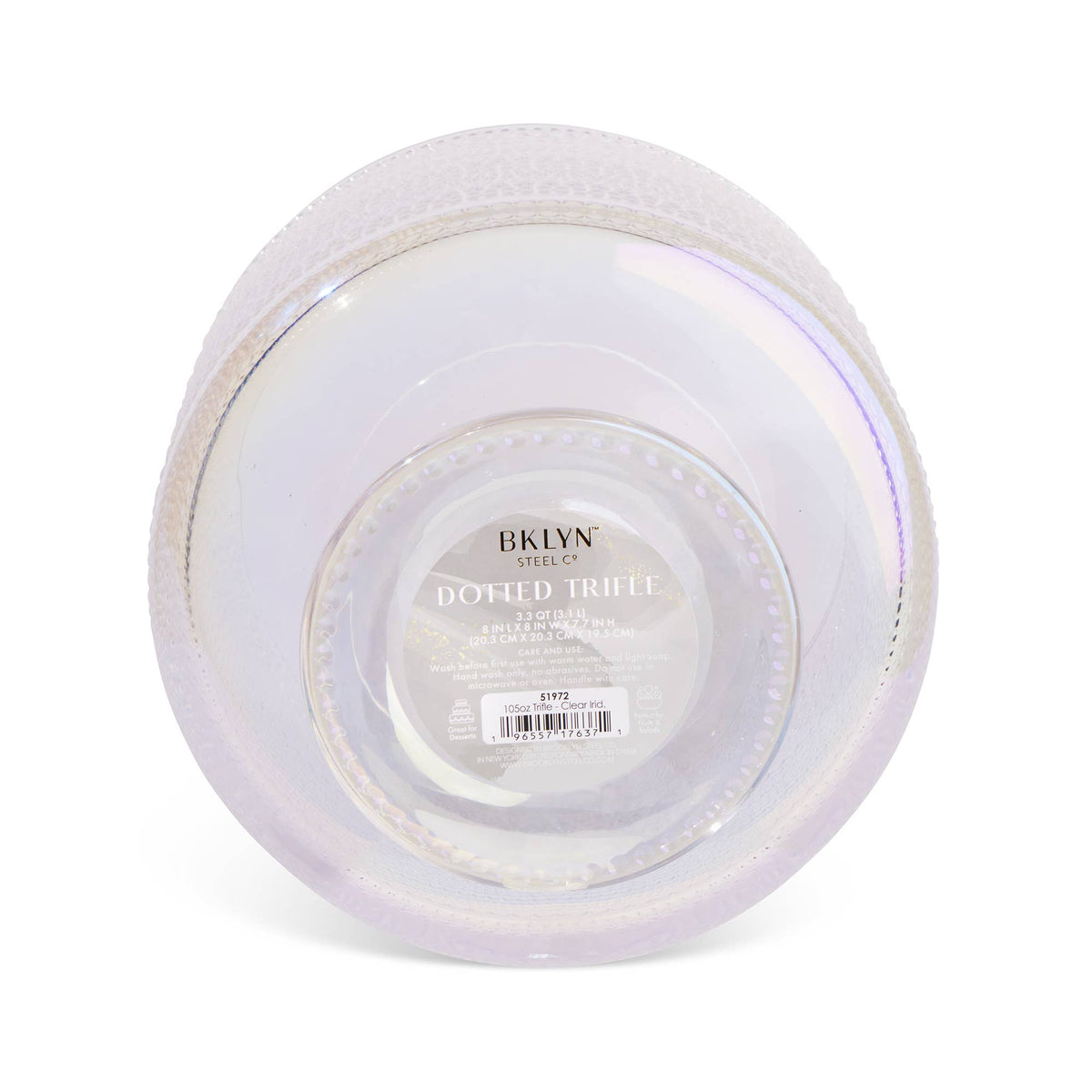 105oz Trifle Clear Iridescent