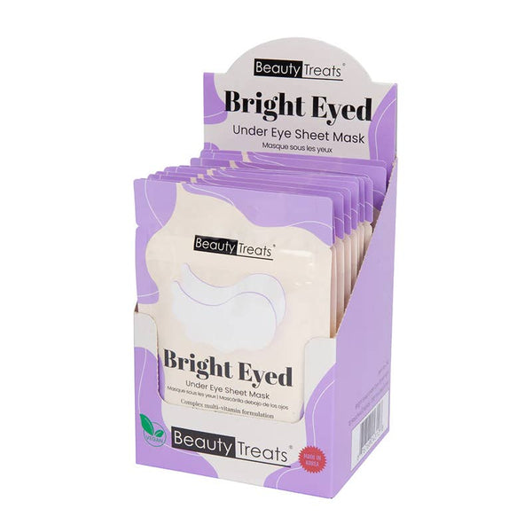 Beauty Treats 243 Bright Eyed Under Eye Mask - 12pc