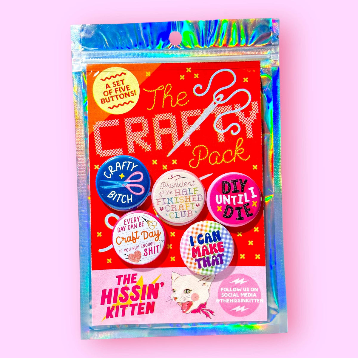The Crafty Pack pins