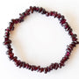 Healing Stone | Garnet | Chip Bracelet | Spiritual Jewelry - Candle Queen Candles