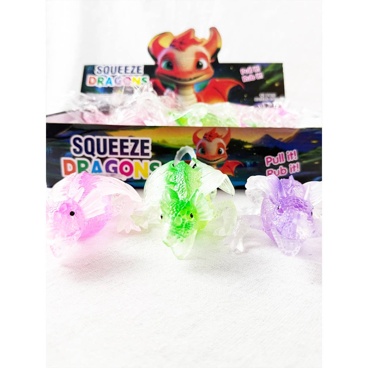 Flying Dragon Maltose Squishy Toys: MIX COLOR / ONE(12)