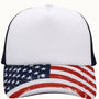 USA Patriotic Sublimation Foam Trucker Mesh Cap, Adjustable