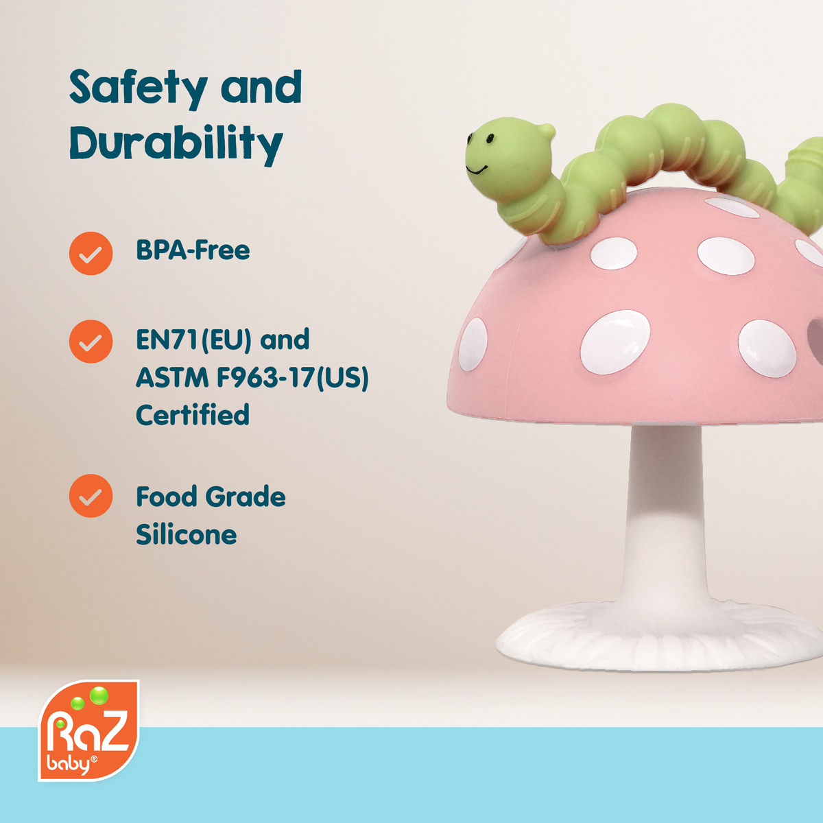 Chompy Grip Teether: Red