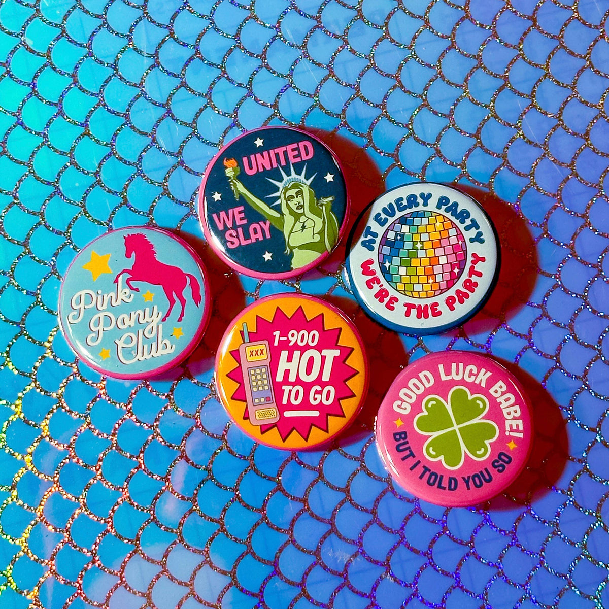 Pink Pony Club (Chappell Roan Button) Pin / 2.25"