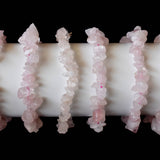 Healing Stone | Rose Quartz | Spiritual Gift | Chip Bracelet - Candle Queen Candles