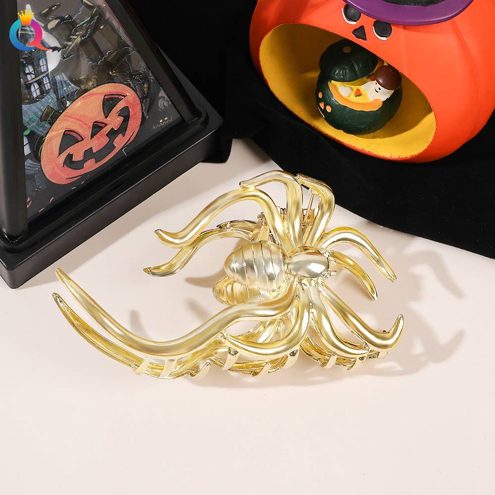 Halloween Hair Clip Metal Spider Hair Clip claw