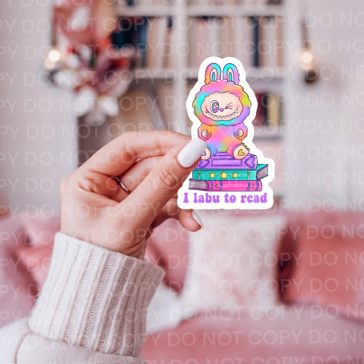 I Labu to Read Bookish Sticker