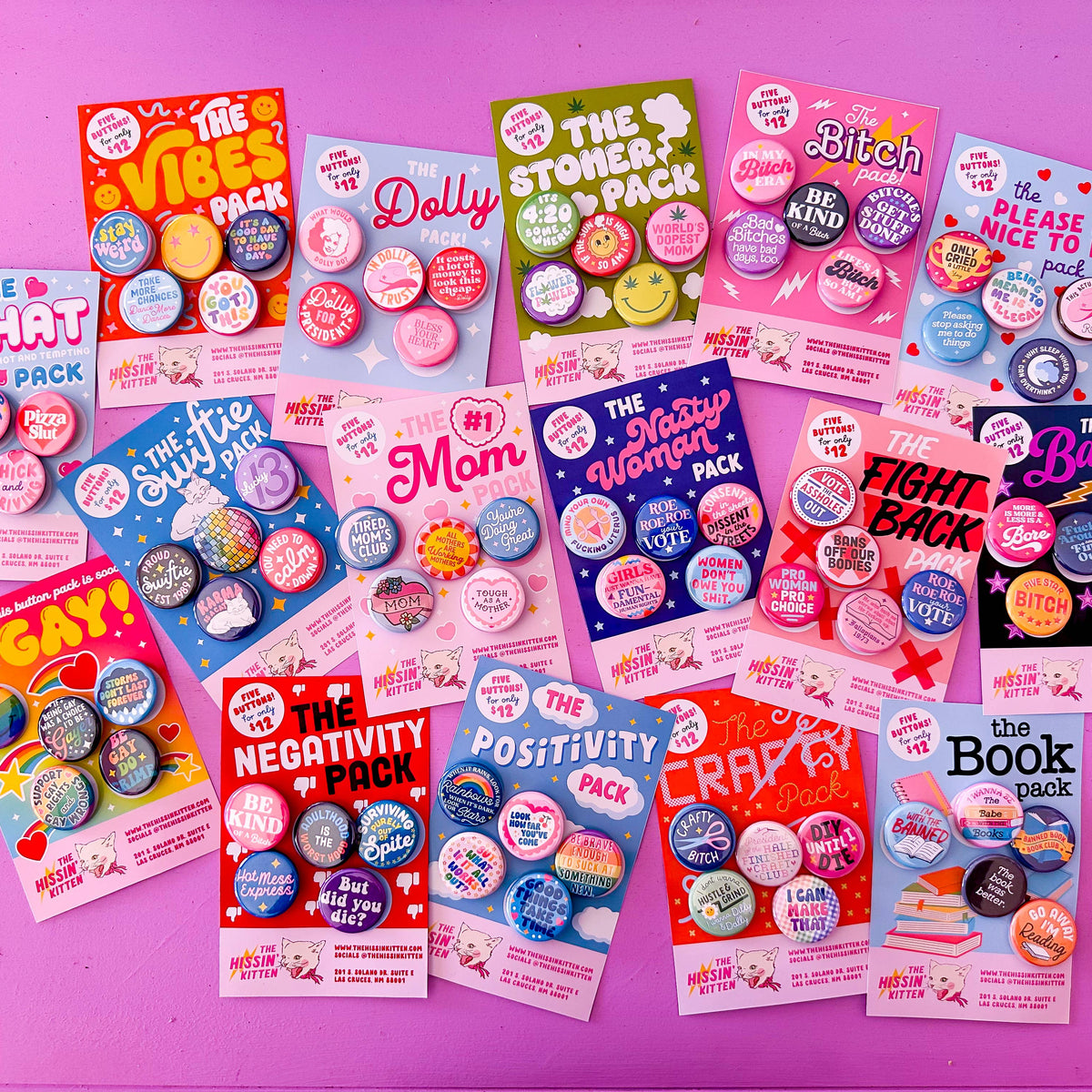 The #1 Mom Pack Magnets